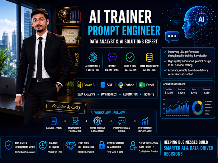 AI Training, Prompt Engineering & AI Evaluation Portfolio