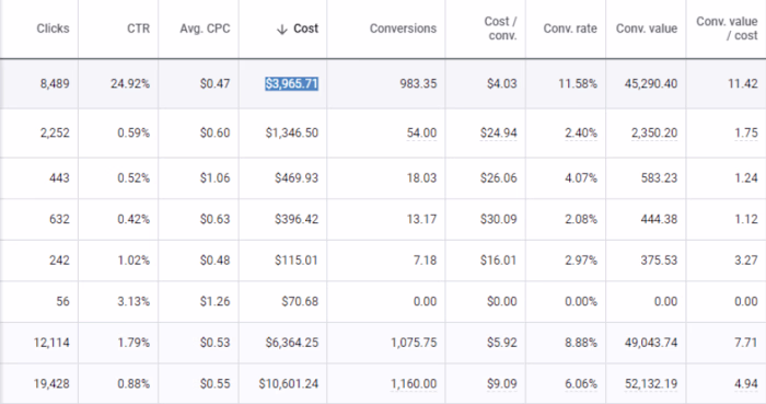 Google Ads Case Study (Tea)- $52k revenue