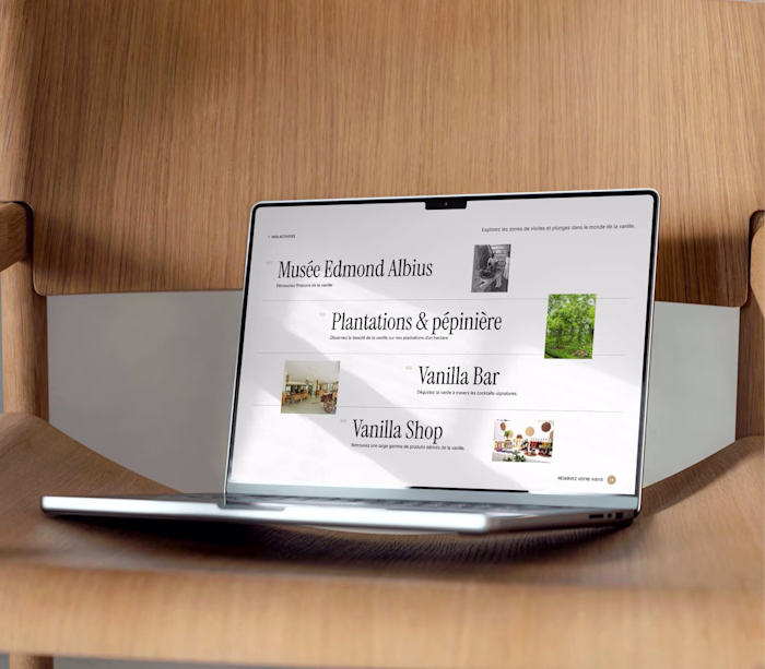 La Vanilleraie - Website Design