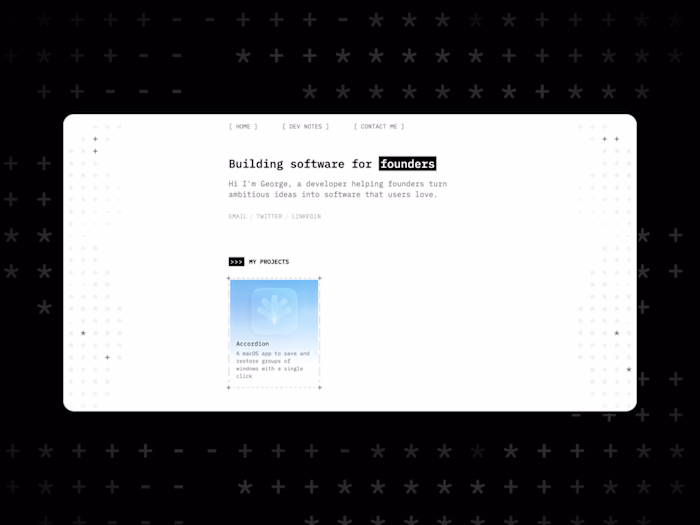 Personal Portfolio and Blog Website Development