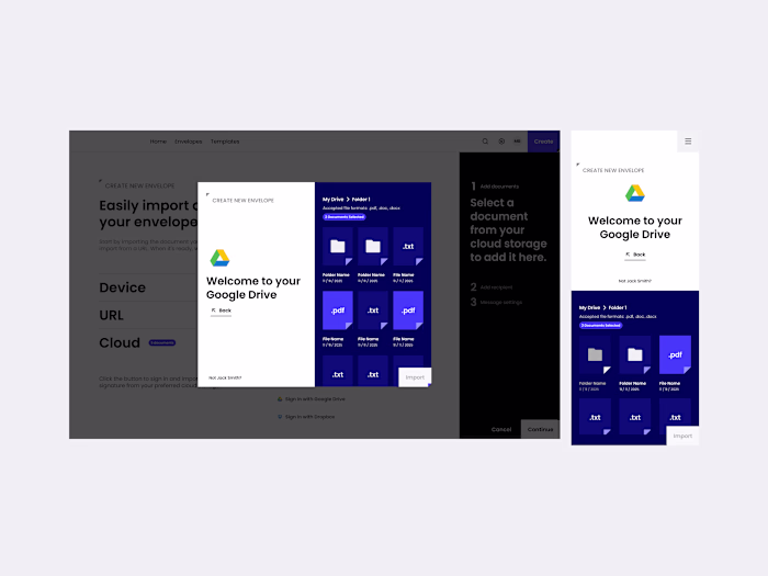 Token-Based Design System for B2B Signature Platform