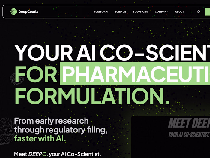 DeepCeutix - AI Co-Scientist for Pharmaceutical Formulation