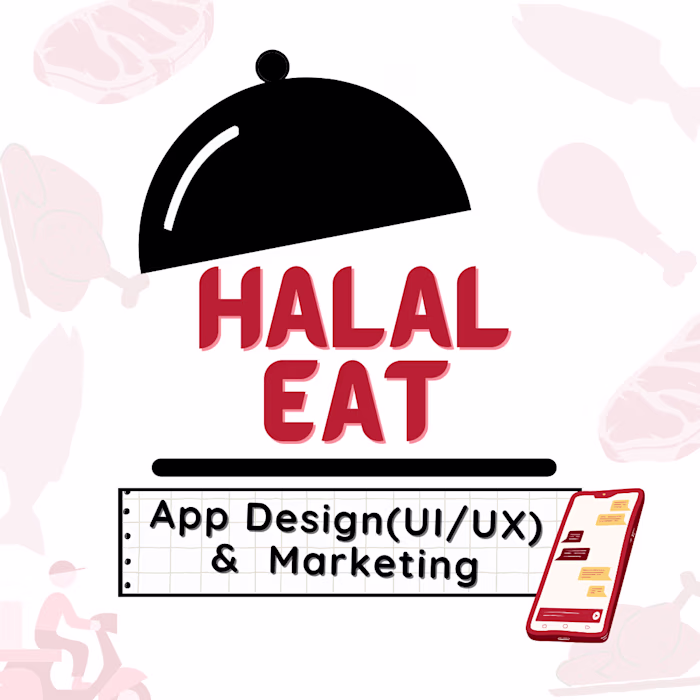 HalalEat - Mobile Application UI/UX & Brand Design