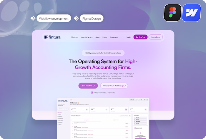 The client, an award-winning fintech startup, needed a compl...