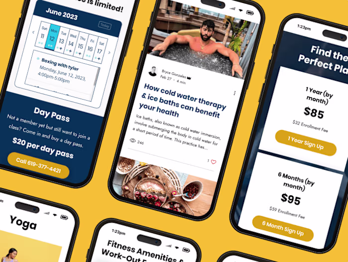 Modernizing the Website for a Top-tier Gym in San Diego