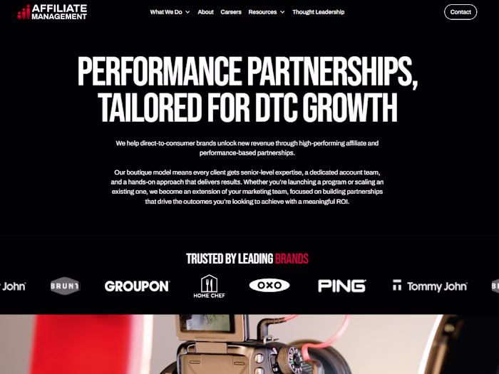 Boutique Affiliate & Partner Marketing for DTC Brands