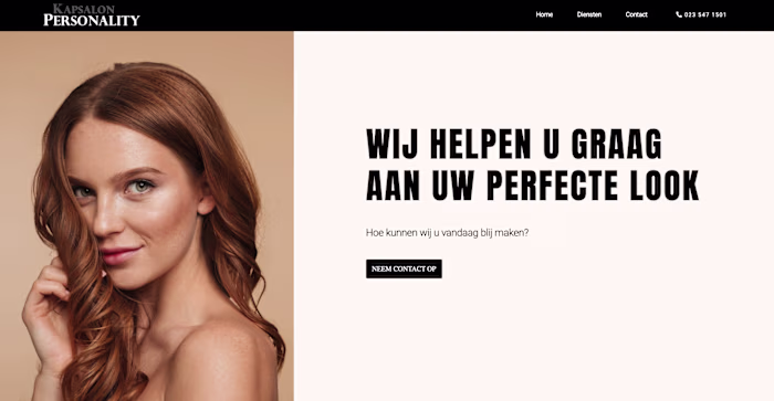 Kapsalon Personality is a modern