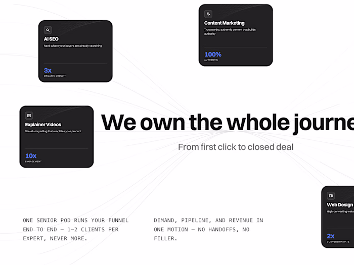 Designed and developed this entirely