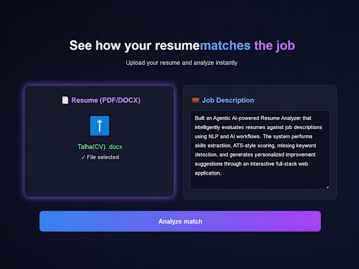 AI Resume Analyzer | Live