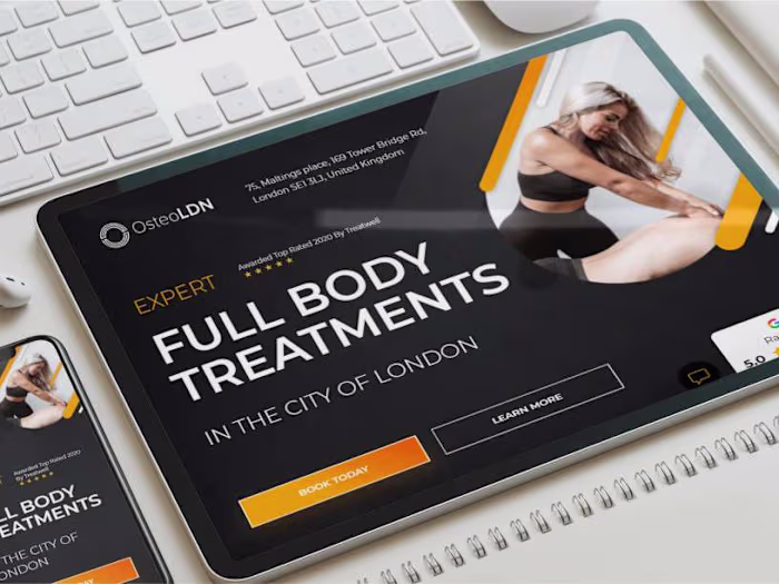 Redesign for London Osteopathy Clinic