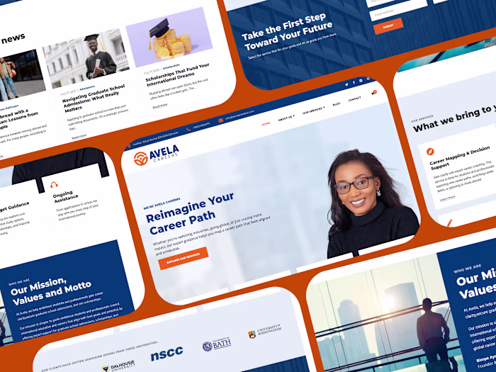High-Converting Career & Study Abroad Consulting Website