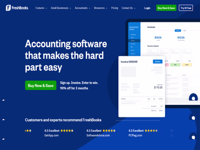 A cloud based accounting and