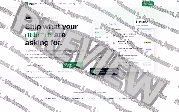 SaaS landing page and UI kit (demo)