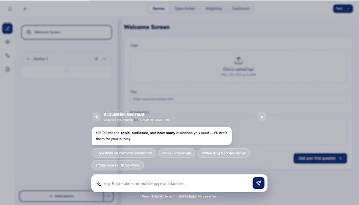 Redesigning Survey Creation