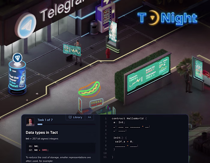 TON Blockchain: Designing a Coding Adventure Game
