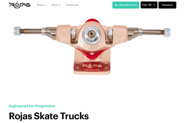 Rojas Trucks Website
