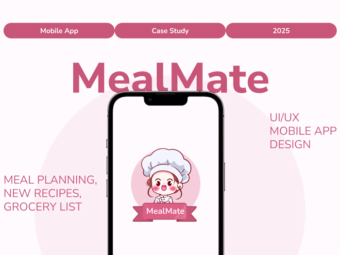 MealMate Meal Planner UI/UX Design