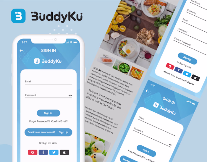 Login & Register Buddyku