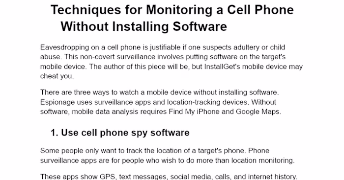 Guide to Mobile Spying and Location Tracking