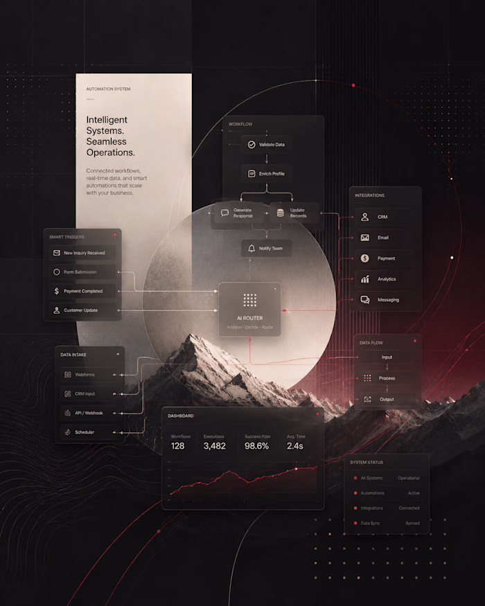 I design AI-powered automation systems