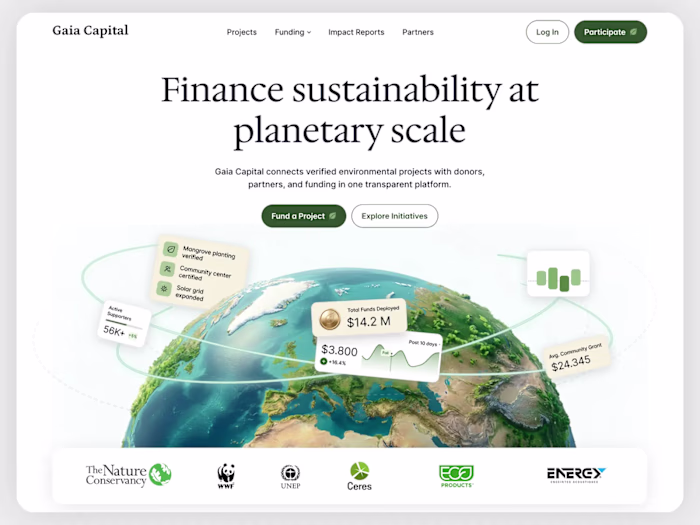 Innovative Sustainable Investment Platform Designs for ESG