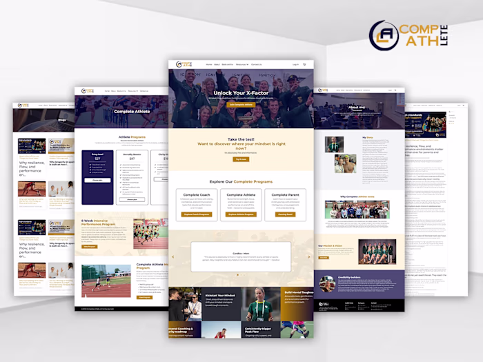 Complete Athlete — Custom Kajabi Migration & Platform Build