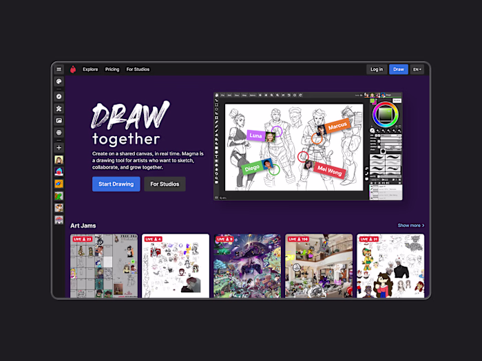Magma: Framer Website & Dashboard UI Design