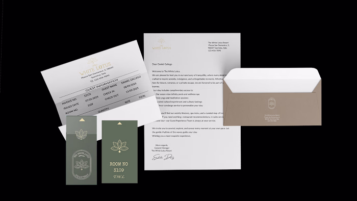 The White Lotus Resort - Branding & Visual Identity