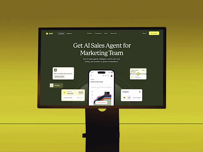 AI - Sales Agent Landing
