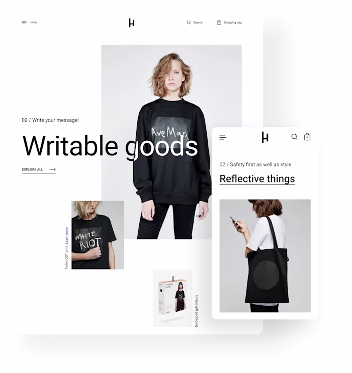 Highlight: A Visually Immersive Shopify Theme
