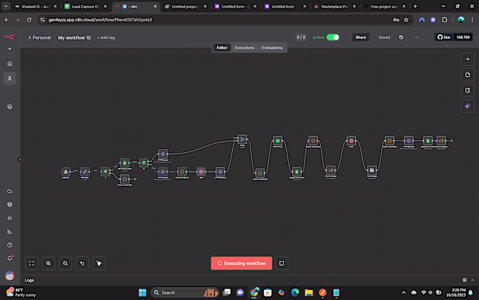 I built a full automation workflow to enrich leads and send ...