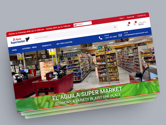 Website Aguila Super Market