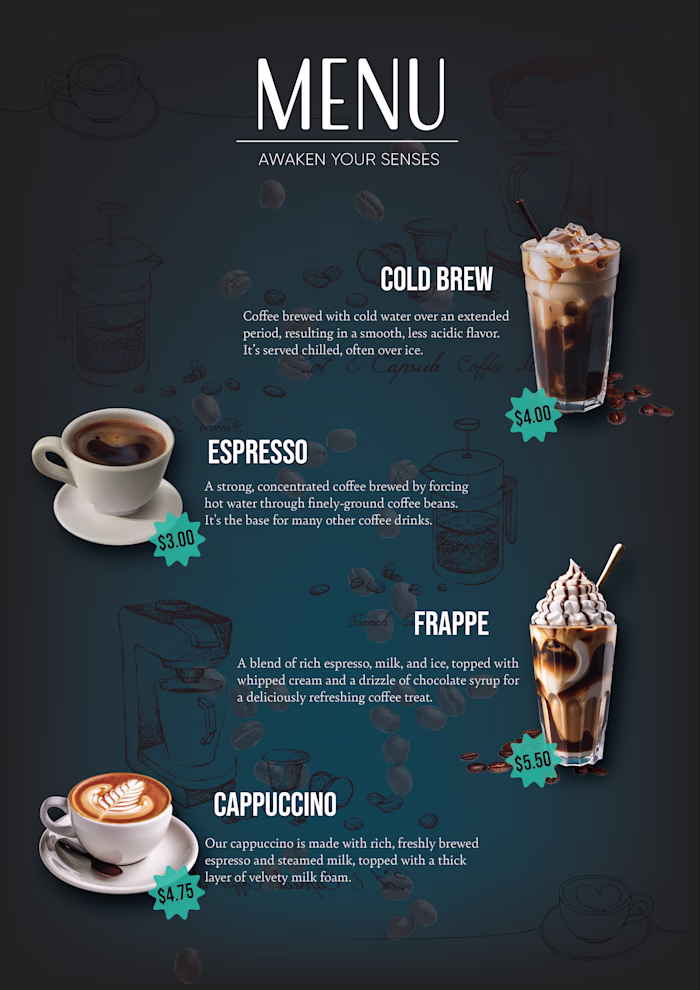 Menu Design Project
