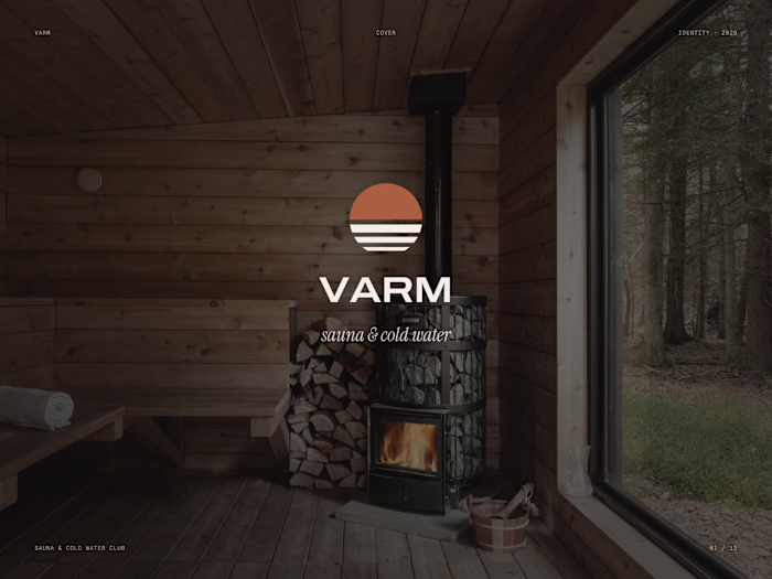 VARM — Brand Identity for a Sauna & Cold-Water Club
