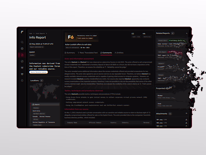 Modernization of Intel 471 Threat Intelligence Platform