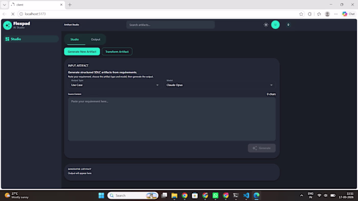 Claude AI Artifact Generation Studio
Developed