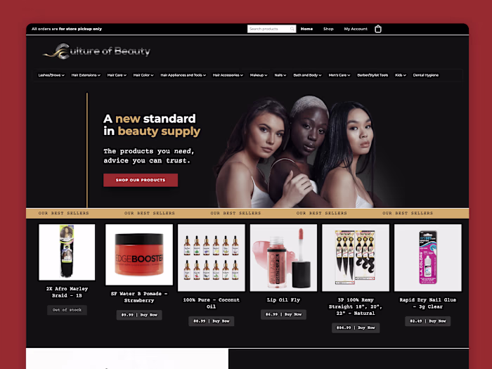 Scalable E-commerce Website