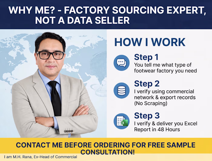 Worldwide Footwear Factory Sourcing Expert - Import Data