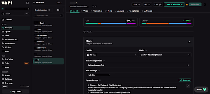 Built an AI-powered voice receptionist