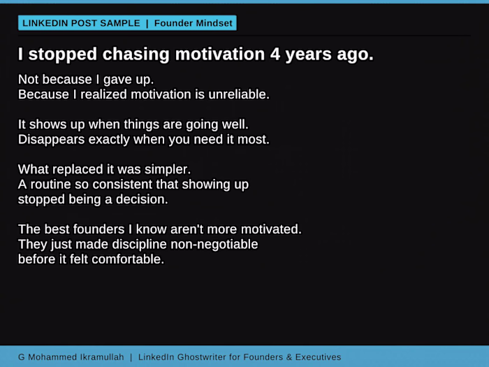 Boost Founder Authority with Expert LinkedIn Ghostwriting