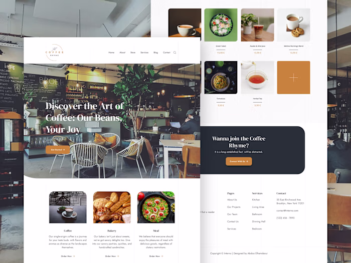 Elevate your restaurant's online presence with a captivating web