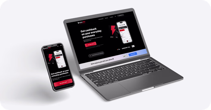 Website/Promo materials design for Financial App