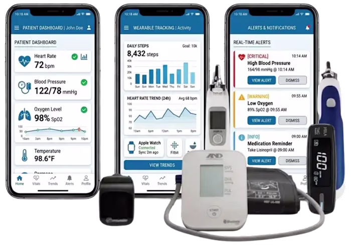 Remote Patient Monitoring System for VitalCare Health
