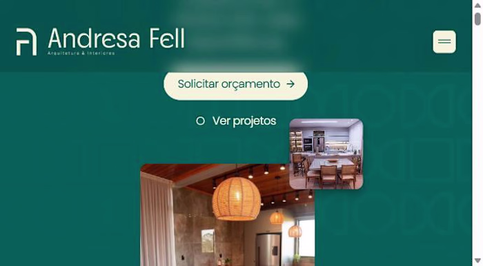Andresa Fell Arquitetura: Framer website