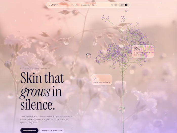 OKWIAT — botanical cosmetics shop