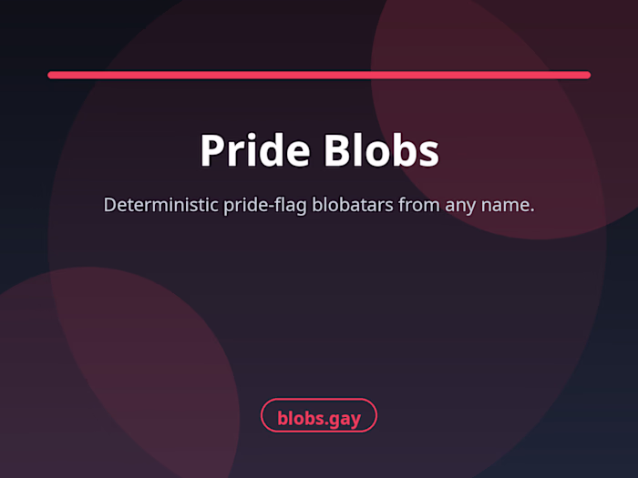 Pride Blobs