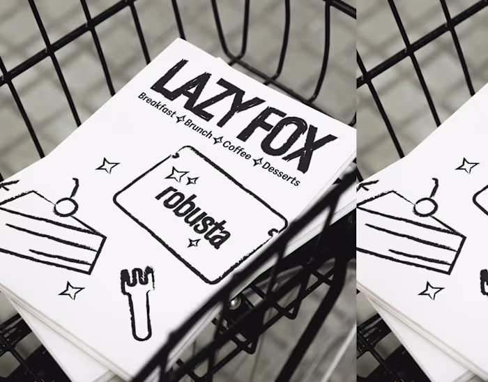 Lazy Fox | Cafe Identity | Cafe Branding | Cafe Logo