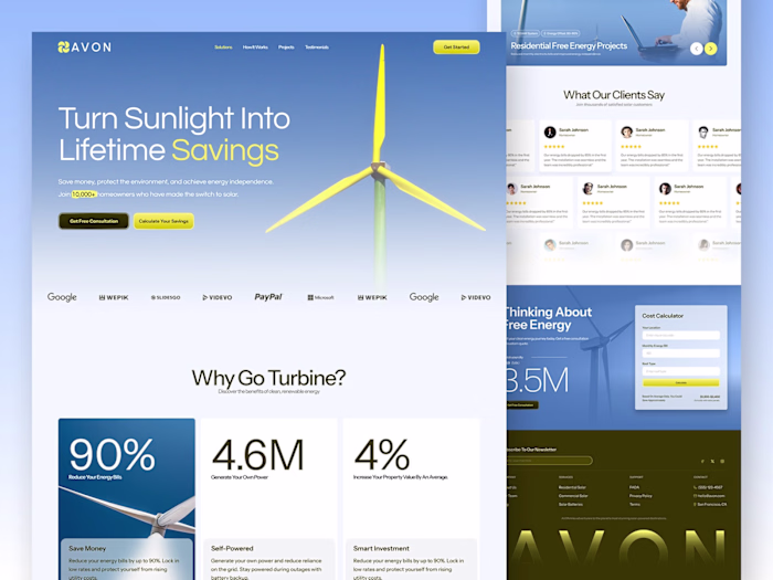 Designed a modern, conversion-focused website