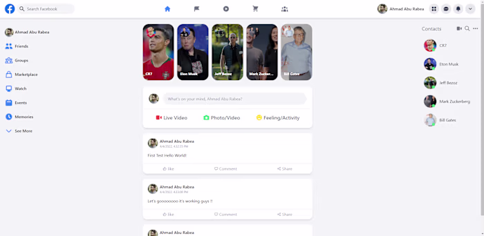 Facebook Clone Development