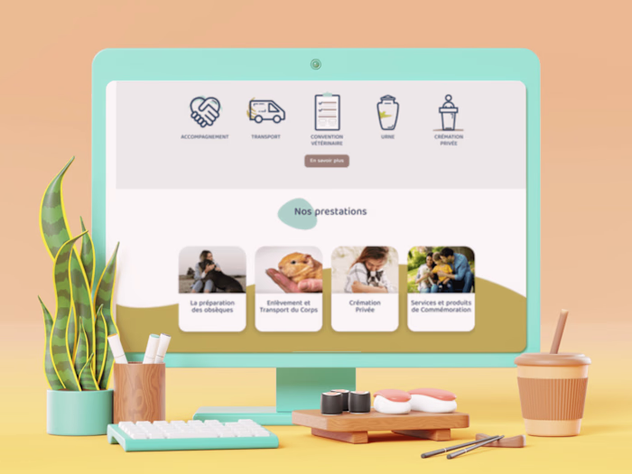 Pet Funeral Services Website Development